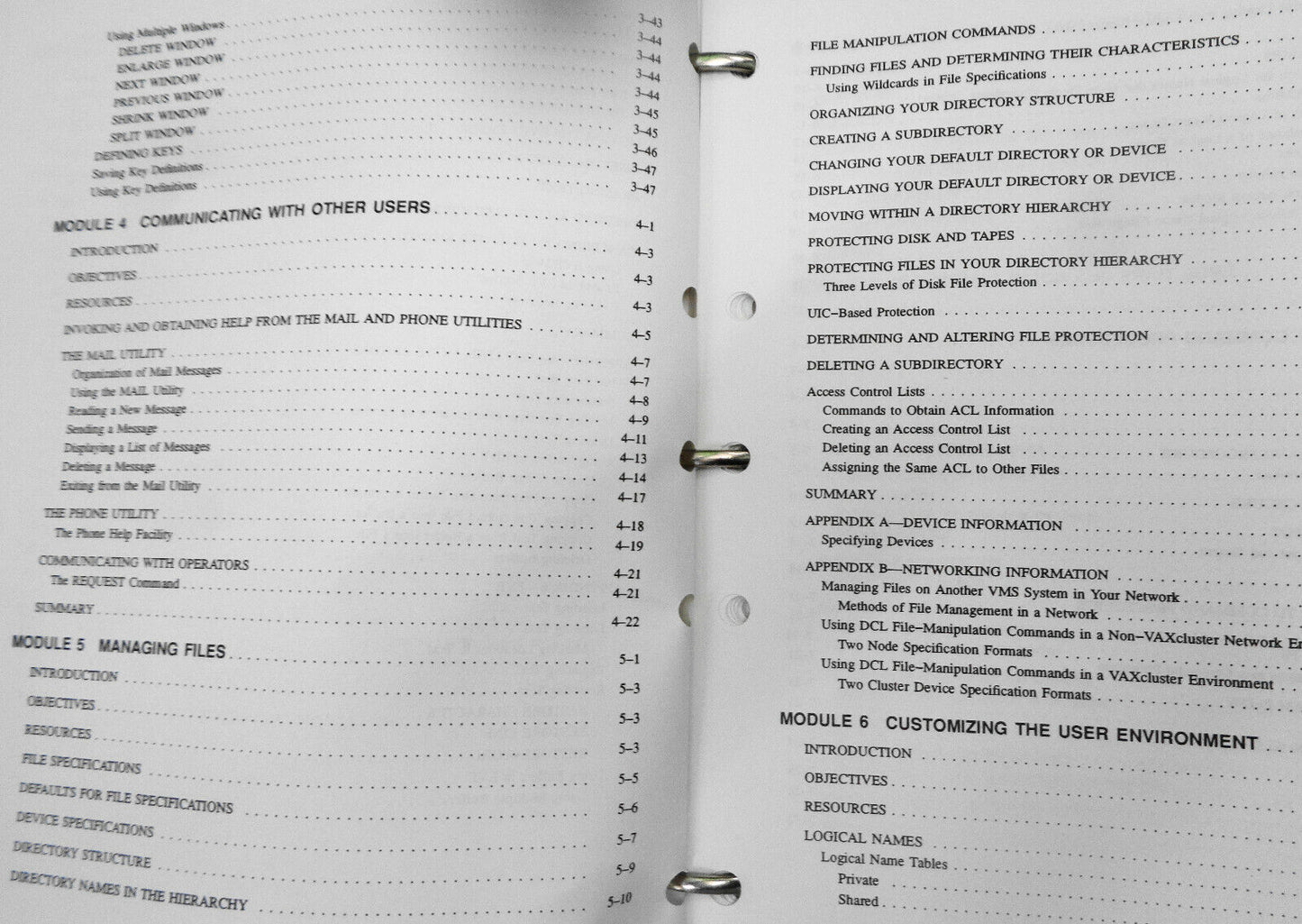 VMS Utilities and commands I student workbook - 1988 Digital Equipment Corp.