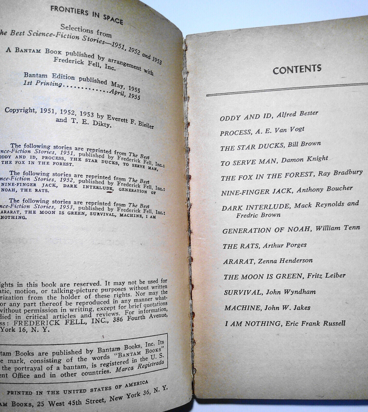 6 vintage science fiction paperbacks - Bleiler, Kuttner, Koontz, Brunner, et al