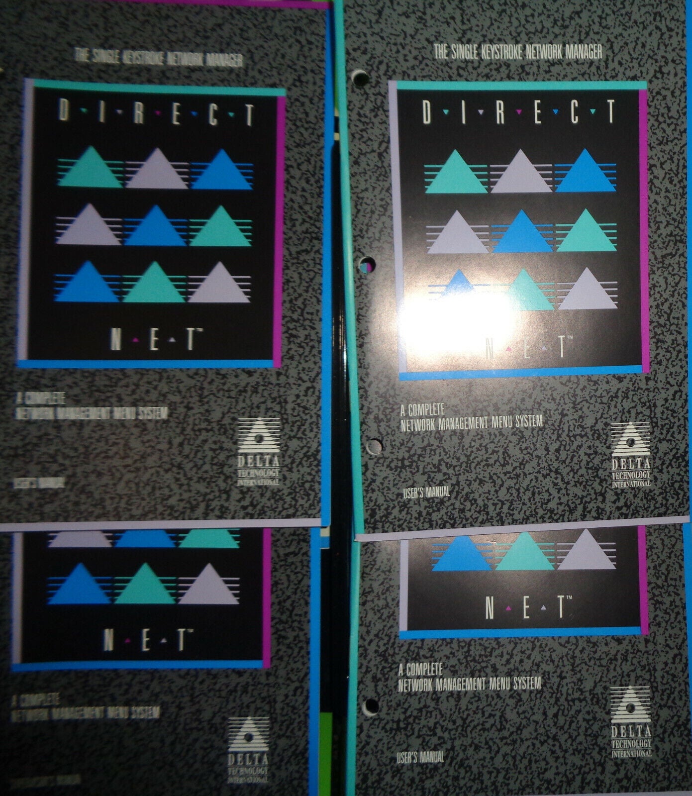 Direct Net: single keystroke network manager software, by Delta Technology 1987