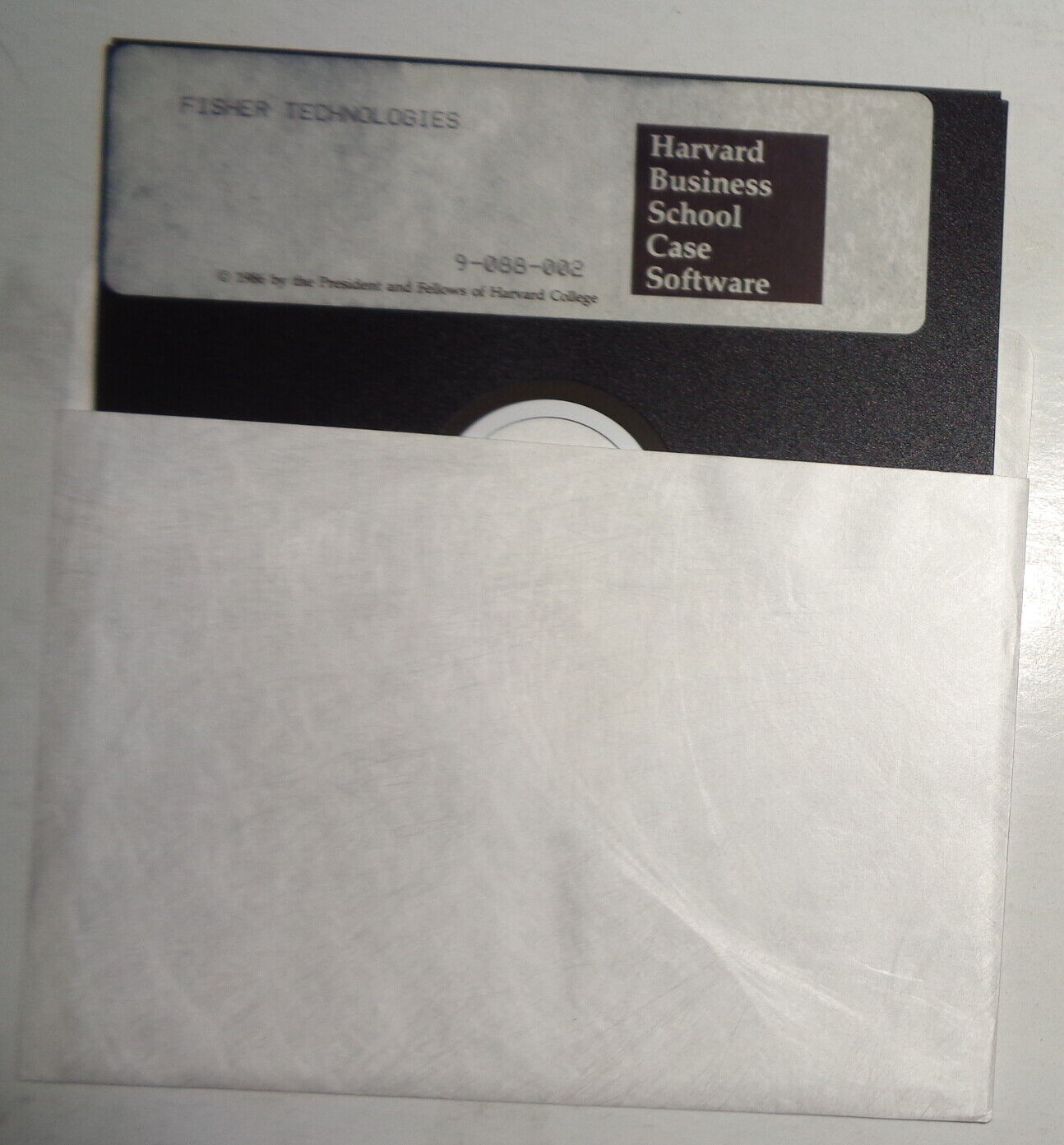 Fisher Technologies Harvard Business School Case Software, 1986, IBM PC - Unused