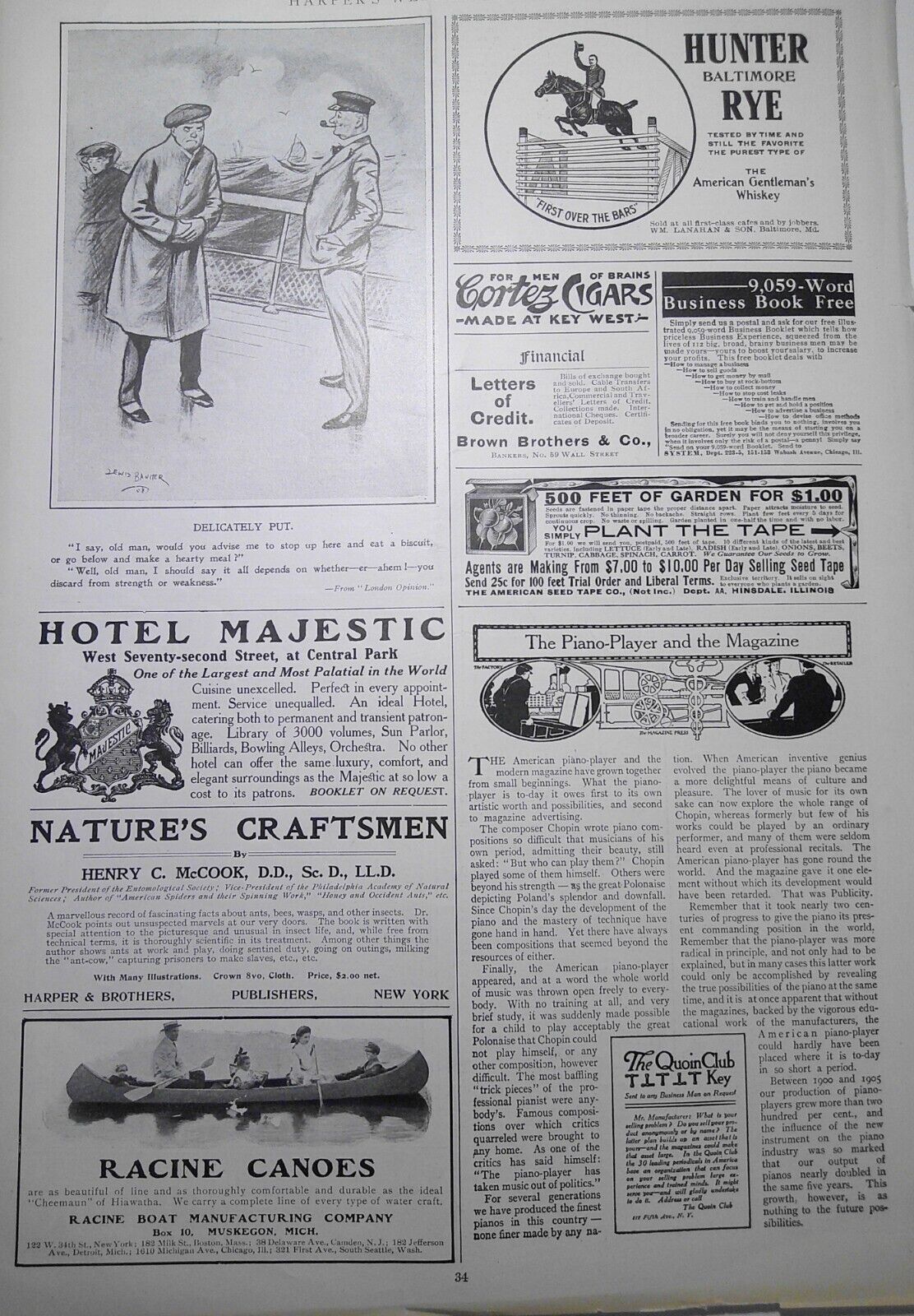 Harper's Weekly March 27, 1909. Mark Twain letter; Female cabinet; St. Gaudens