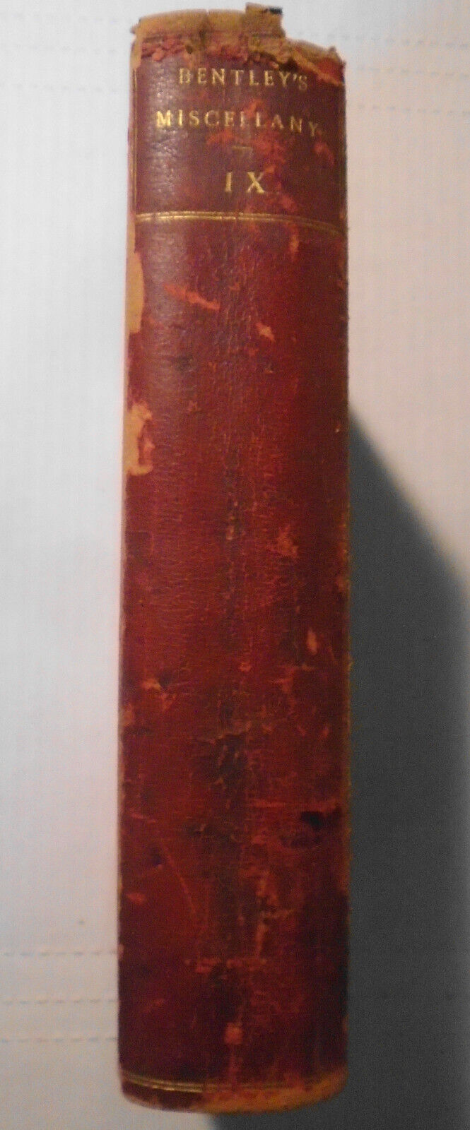 1841 Bentley's Miscellany Vol IX - Guy Fawkes, Longfellow, Ingoldsby, Crowquill