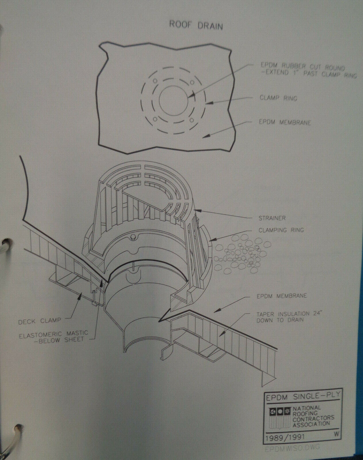 NRCA CAD Fully Integrated Construction Details Package - User Guide, V.1.1, 1992