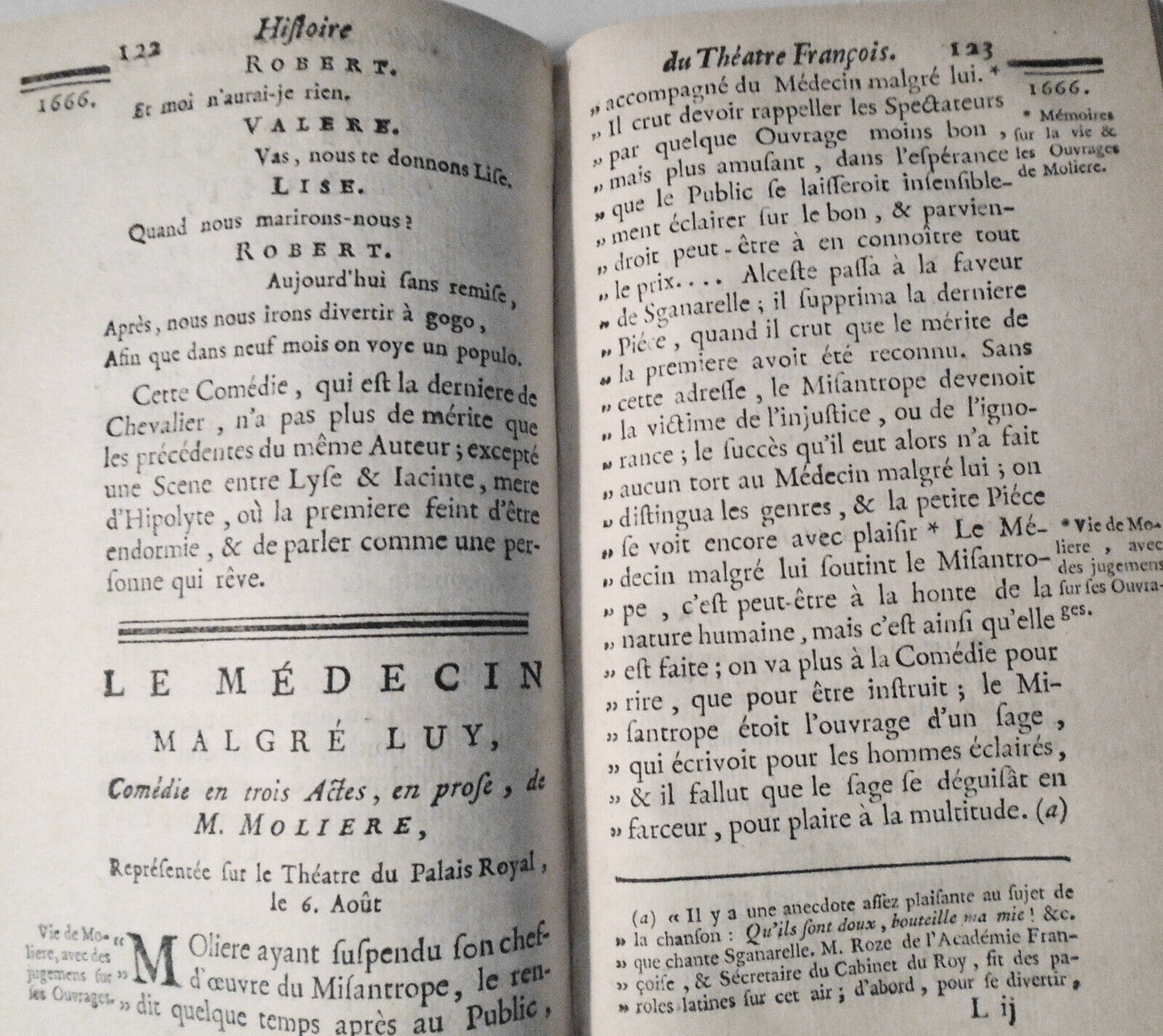 1747 Histoire Du Theatre Francois Tome 10. Moliere: Misantrope, Tartuffe; Racine