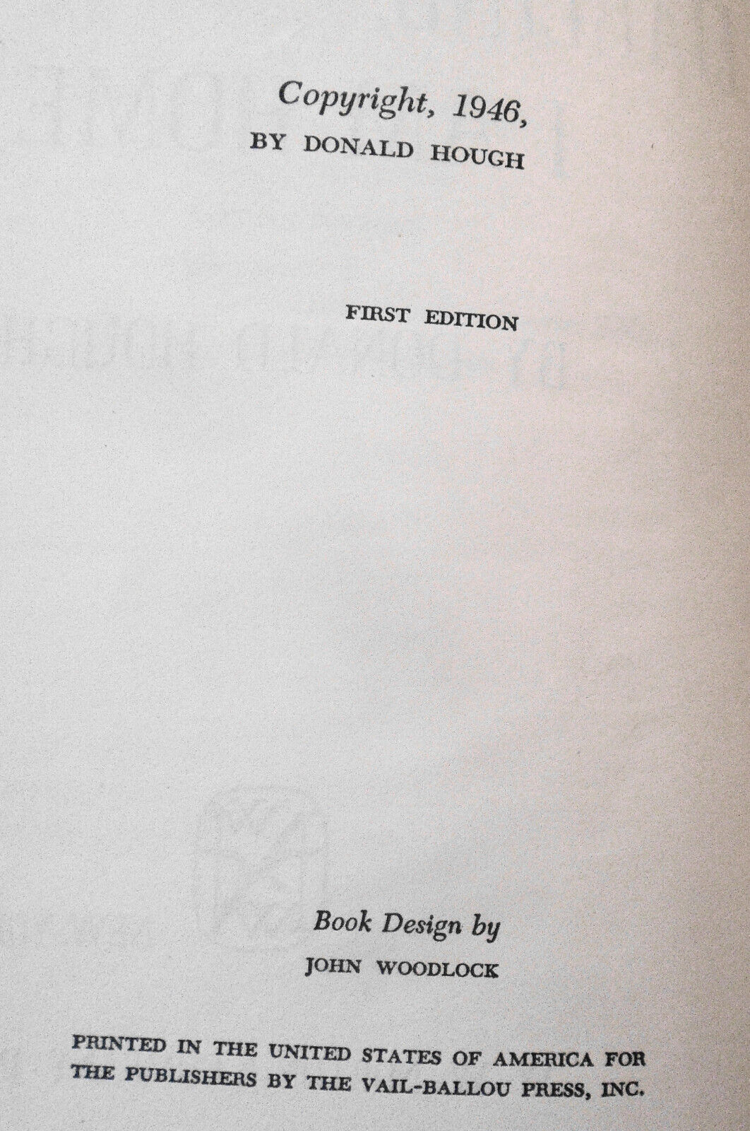 Darling, I am home - by Donald Hough. SIGNED First edition, 1946.