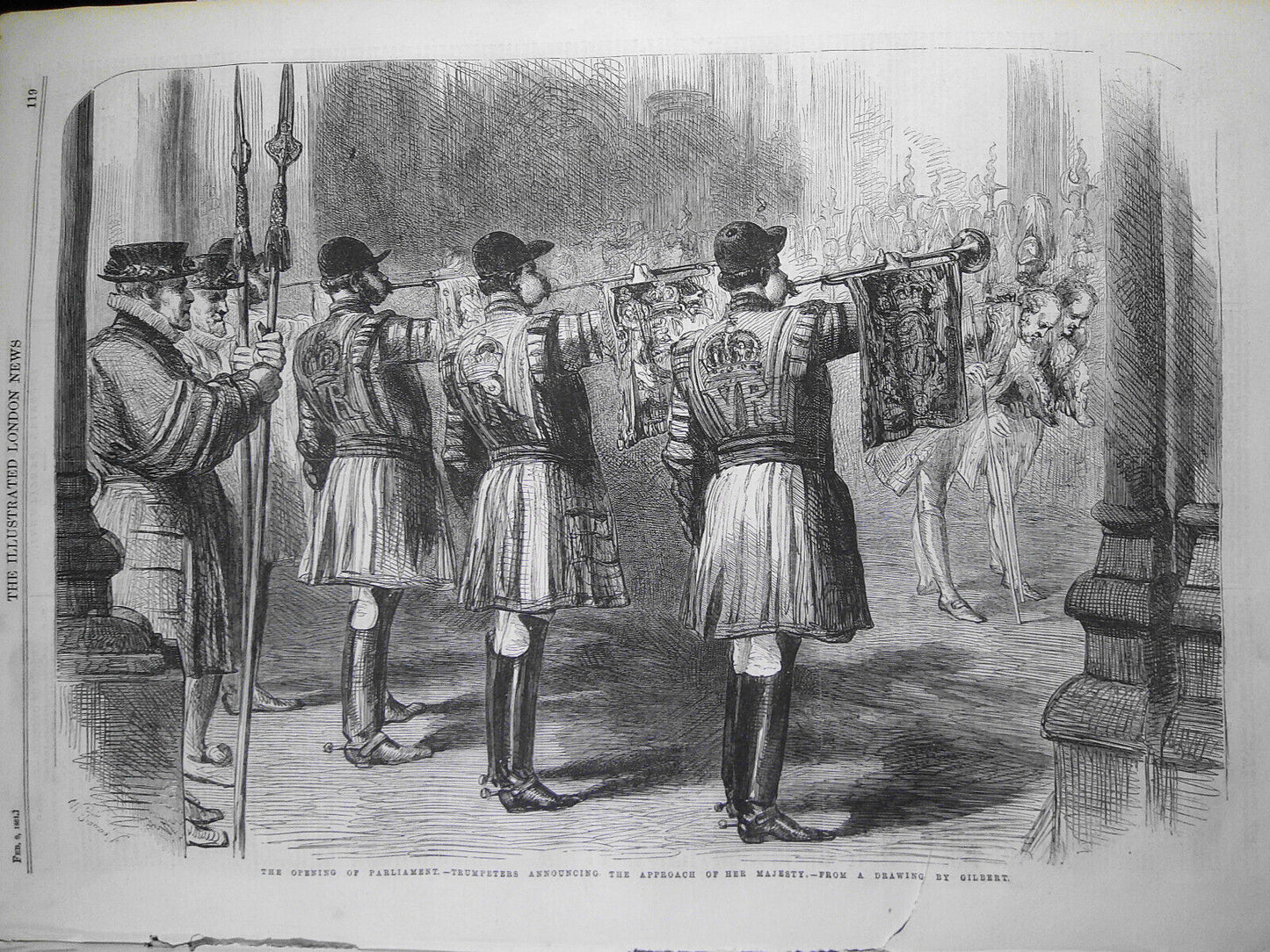Illustrated London News, February 9, 1861 - Opening of Parliament; Coventry woes
