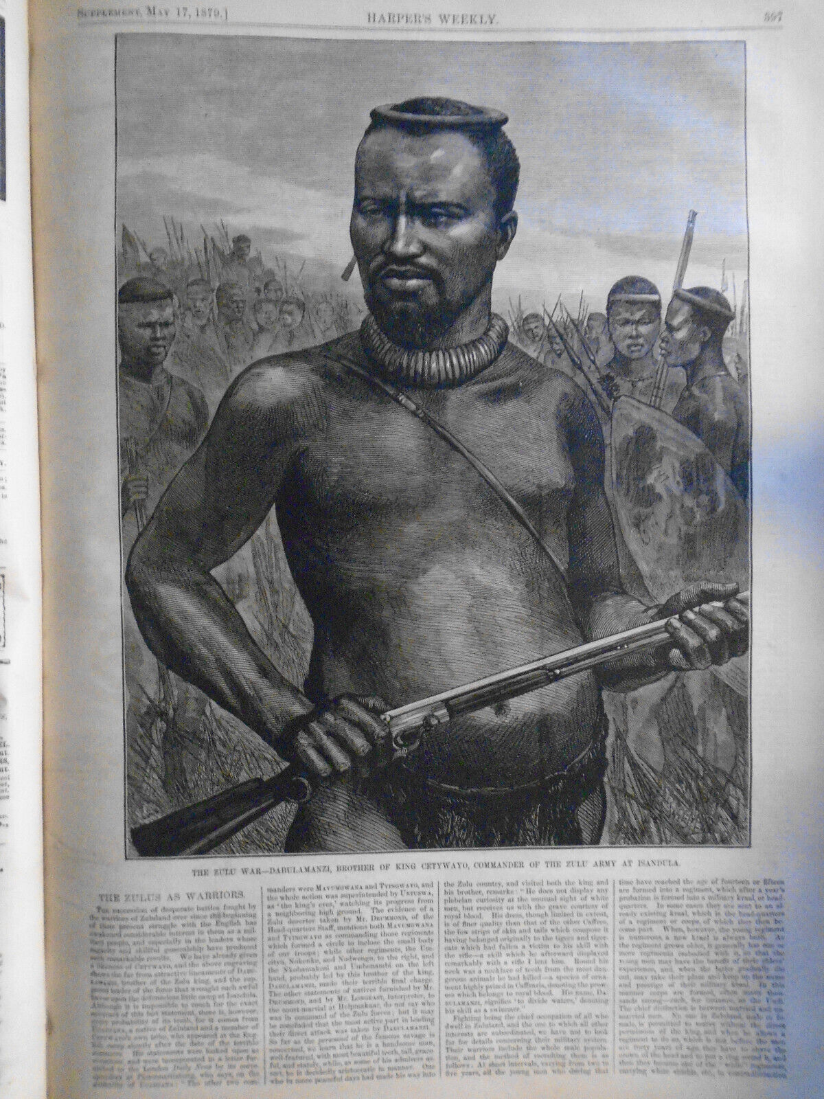 Harper's Weekly, Bound volume January to June, 1879. 1st edition Original issues
