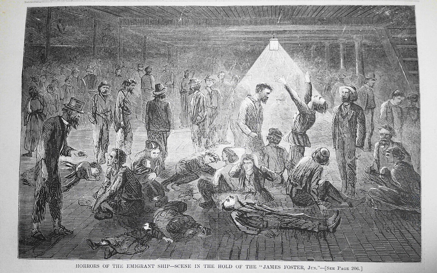 Rations for Indians + Horrors of Emigrant Ship. Harper's Weekly, March 27, 1869