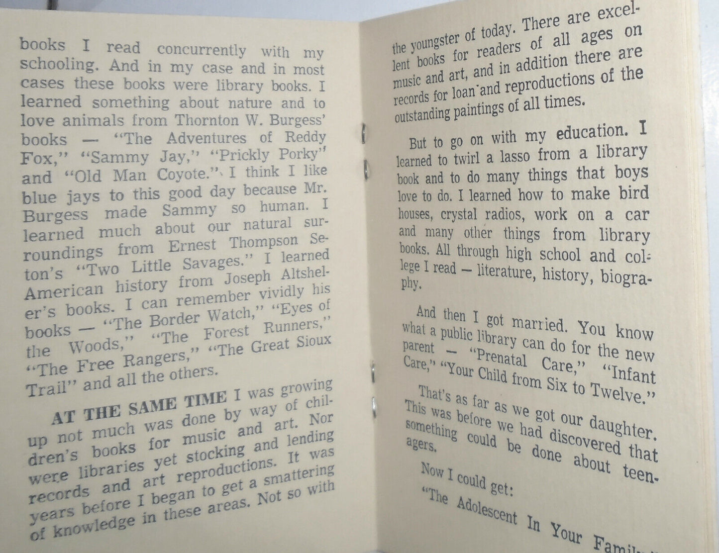 Libraries: Mind's Open Door, by Elliott Hardeway. Grey Goose Press 1967 Chapbook