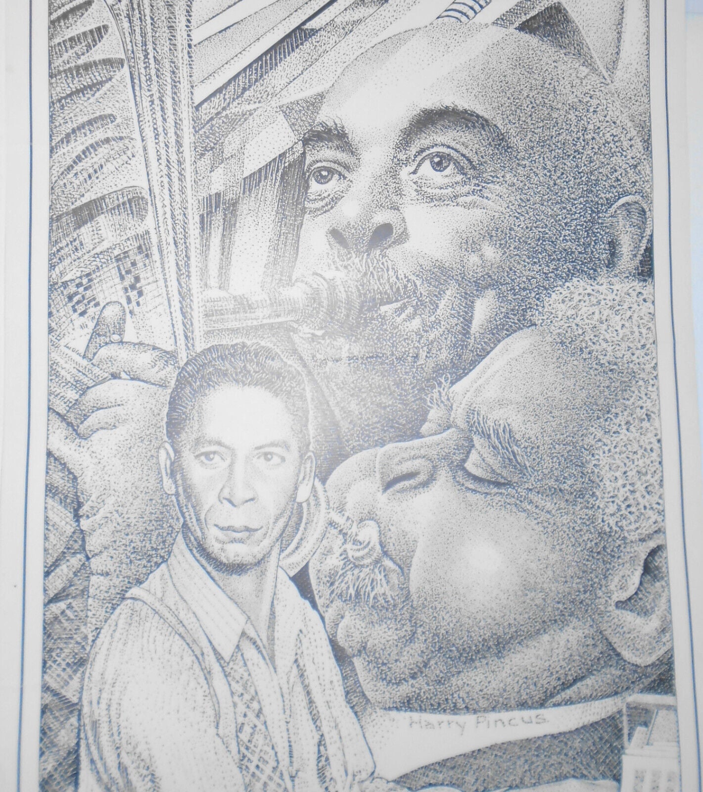 Classical Jazz At Lincoln Center Poster, 1989. Signed By Artist Harry Pincus.