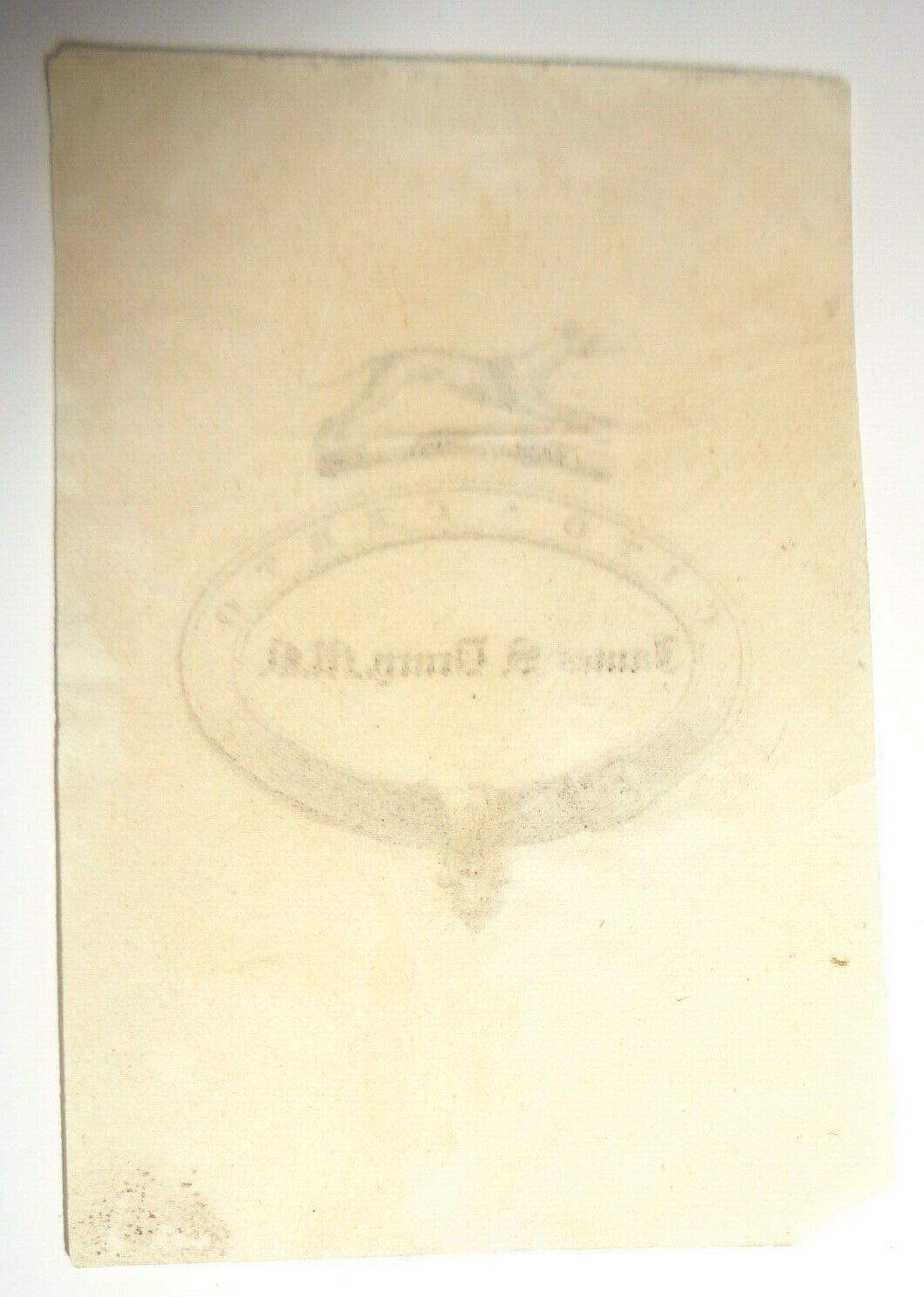James S. Drury, M.D. - Ex - Ex Libris Bookplate - 19th century - "Cito Certo"