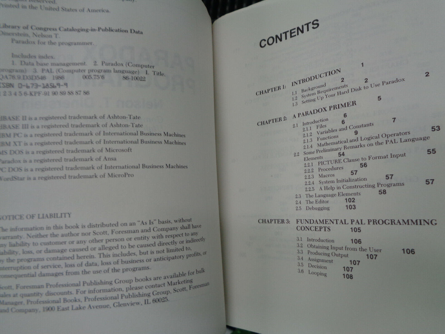 Programming with Paradox, by Cary Prague & Paradox for Programmers by Dinerstein