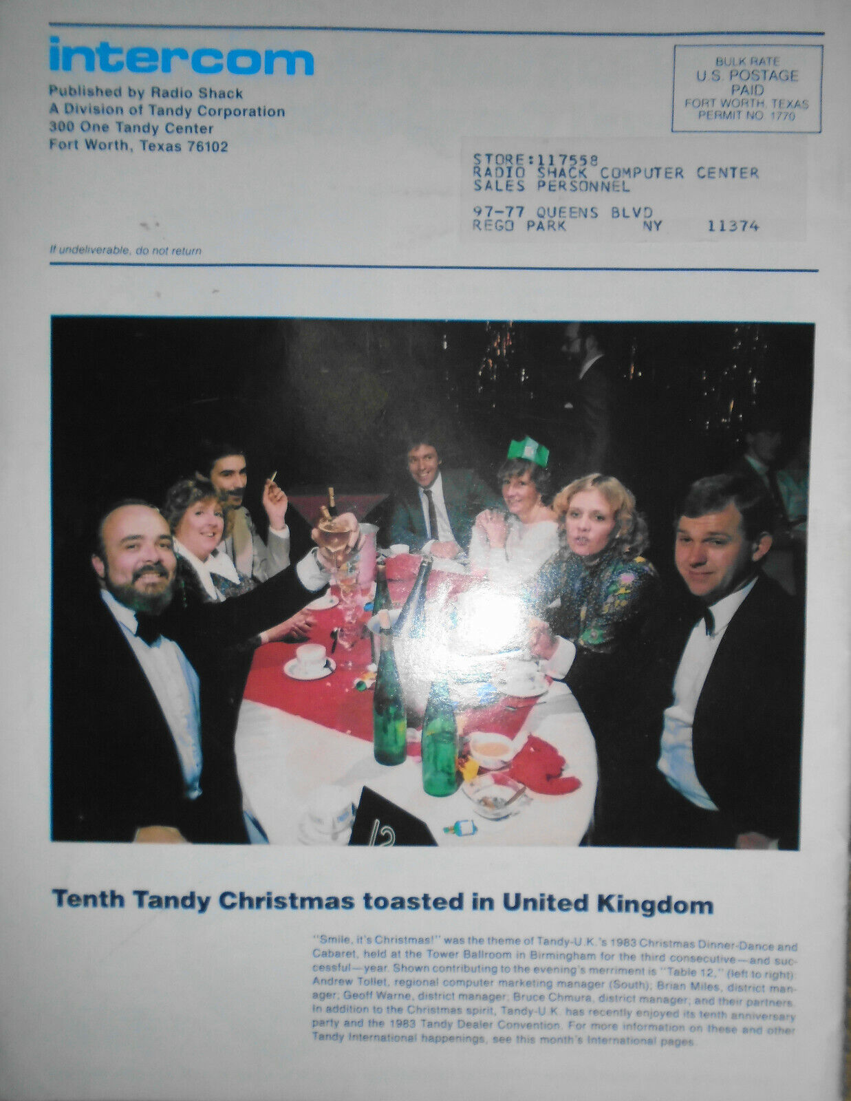 Radio Shack Intercom Magazine, February 1984