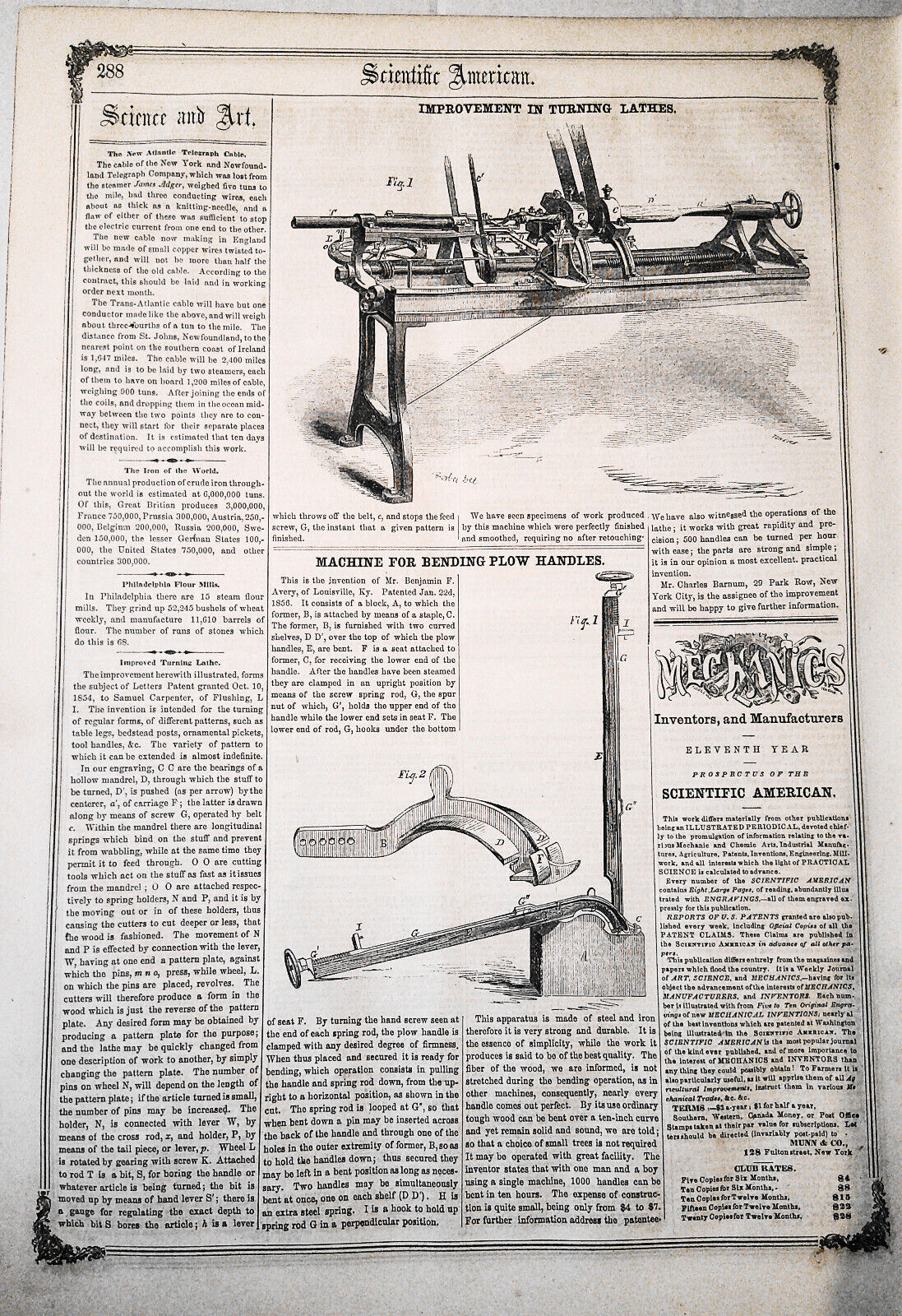 Scientific American May 17, 1856. Cooking without fire; Astronomical science etc