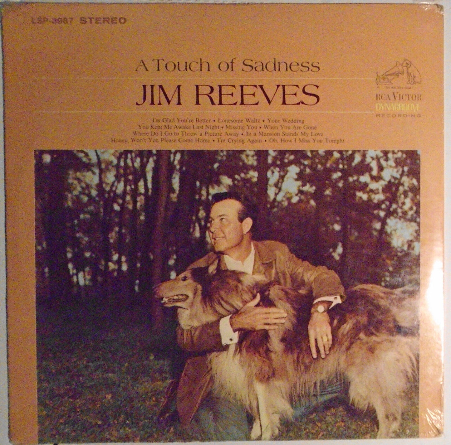 Jim Reeves : A Touch Of Sadness LP (RCA LSP 3987) 1968 SEALED, NEW