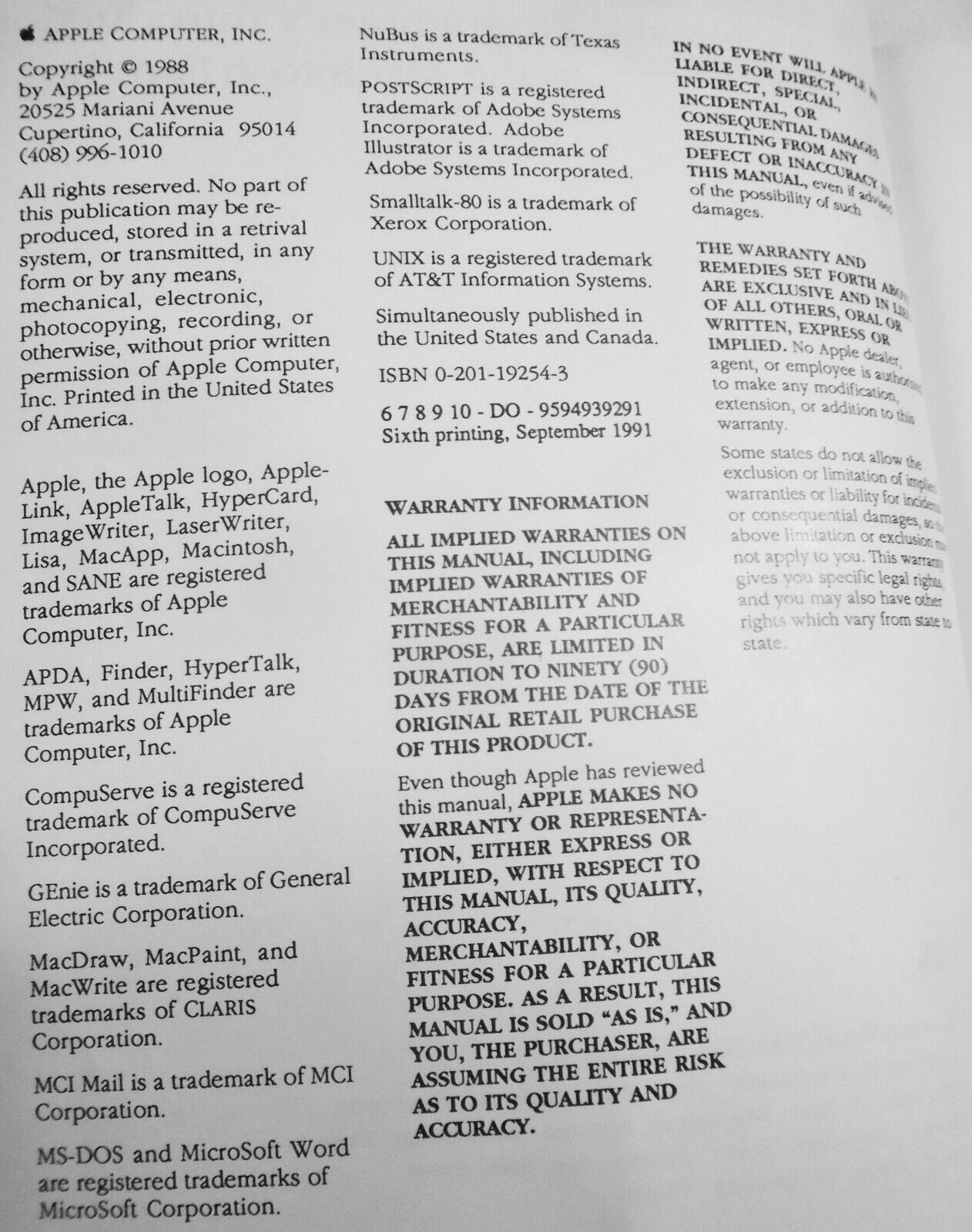 Apple Programmer's Introduction to the Macintosh Family. 1991. Hardcover/DJ.