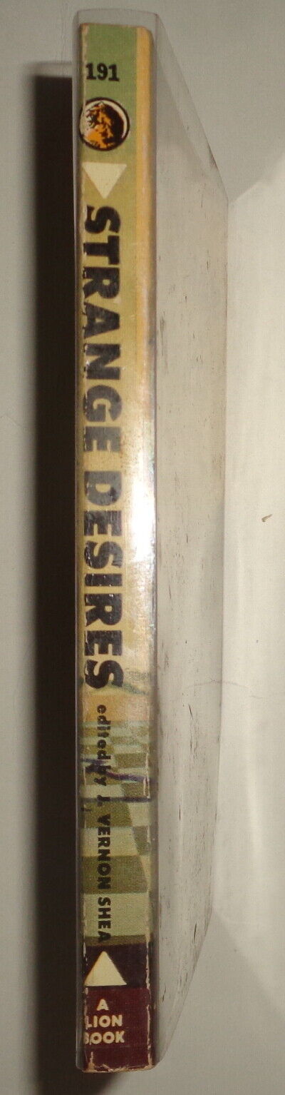 Strange desires, edited by J. Vernon Shea. First edition, 1954. Softcover
