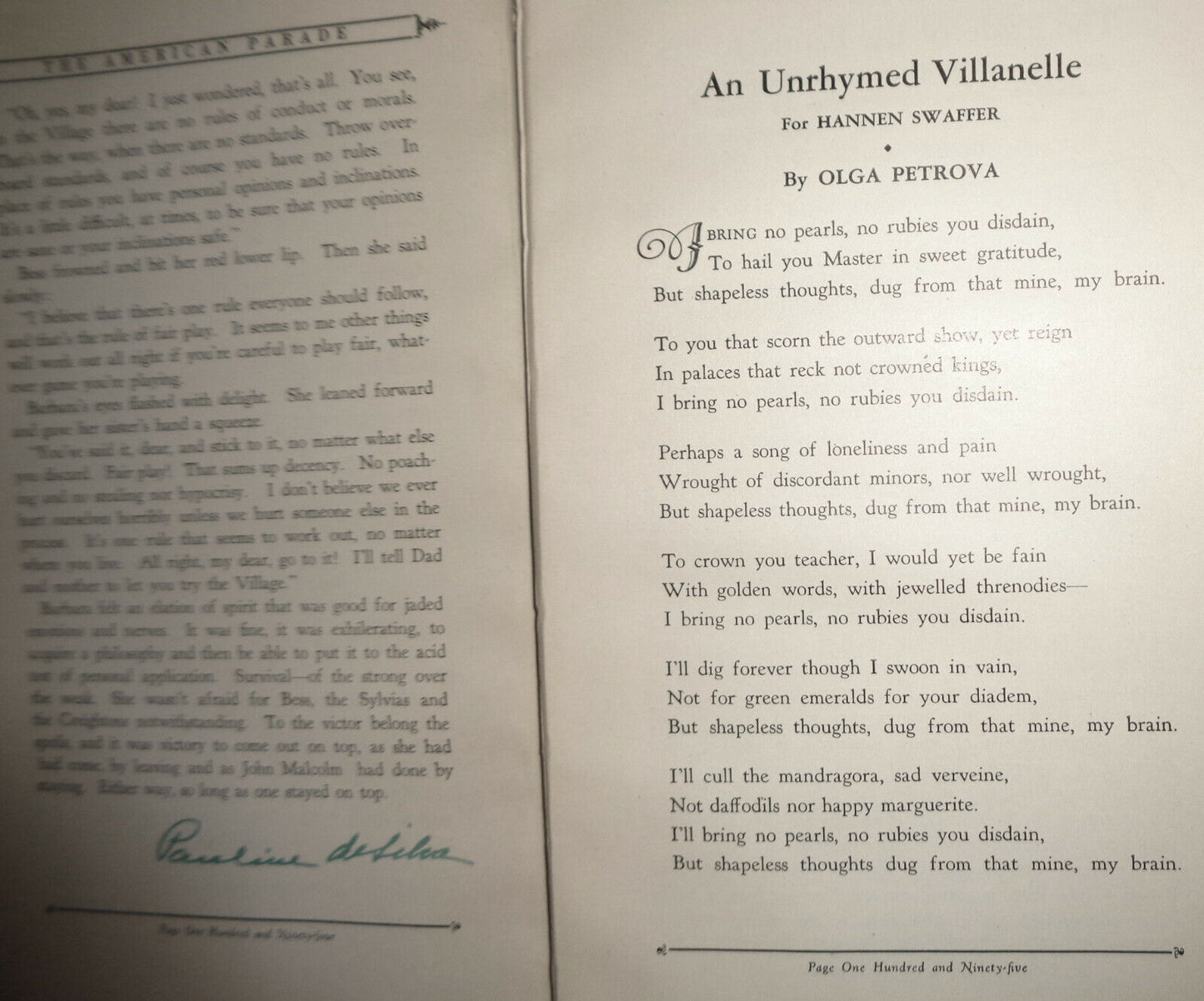 The American Parade - Premiere Issue 1926 -- SIGNED By 7 author contributors