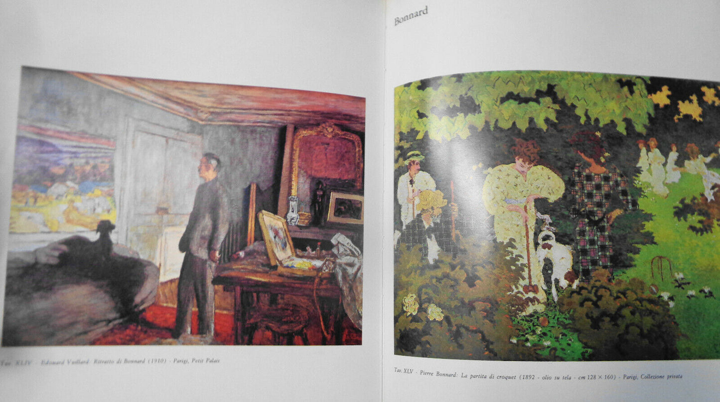Bonnard e i Nabis, by Renata Negri. Hardcover/DJ. 1970.