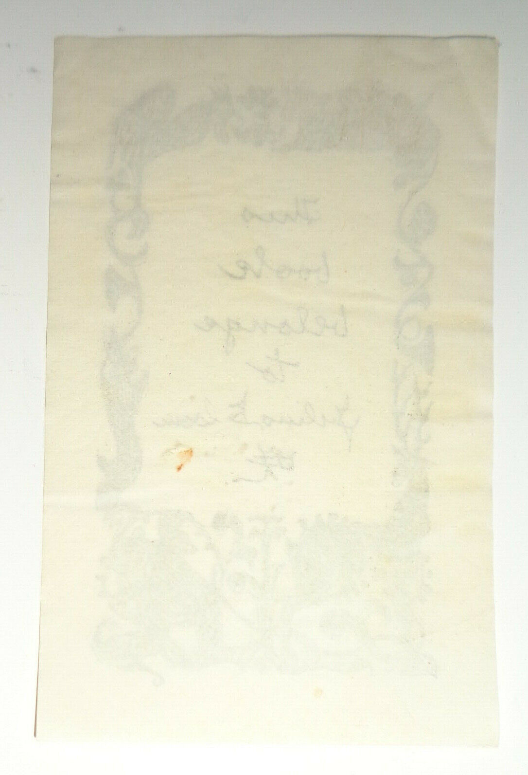 Julius Bloom Ex-Libris Bookplate