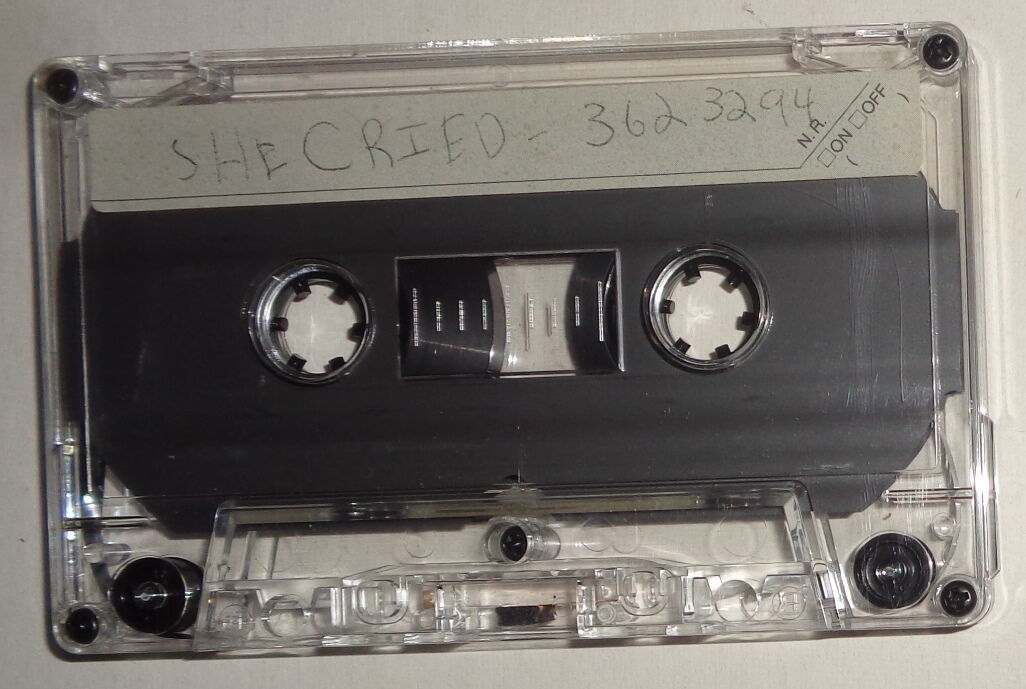 SHE CRIED - Rare Rock Demo Cassette, Evan Getz, Rich McGrann, Roger Oliver,