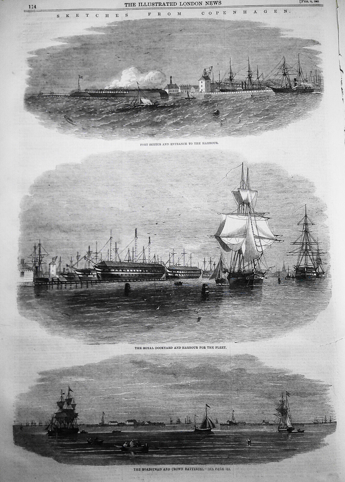 Illustrated London News, February 9, 1861 - Opening of Parliament; Coventry woes