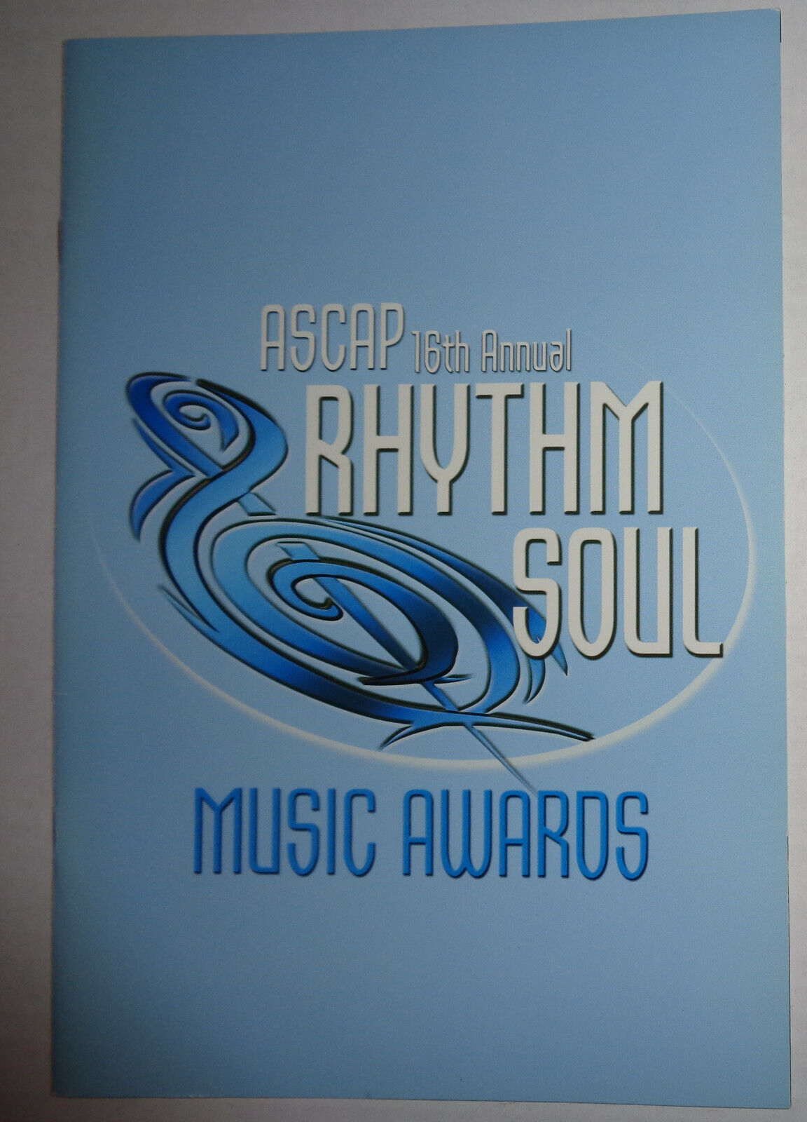 ASCAP'S 16th Annual Rhythm Soul Music Awards 2003 -Souvenir Program & Invitation