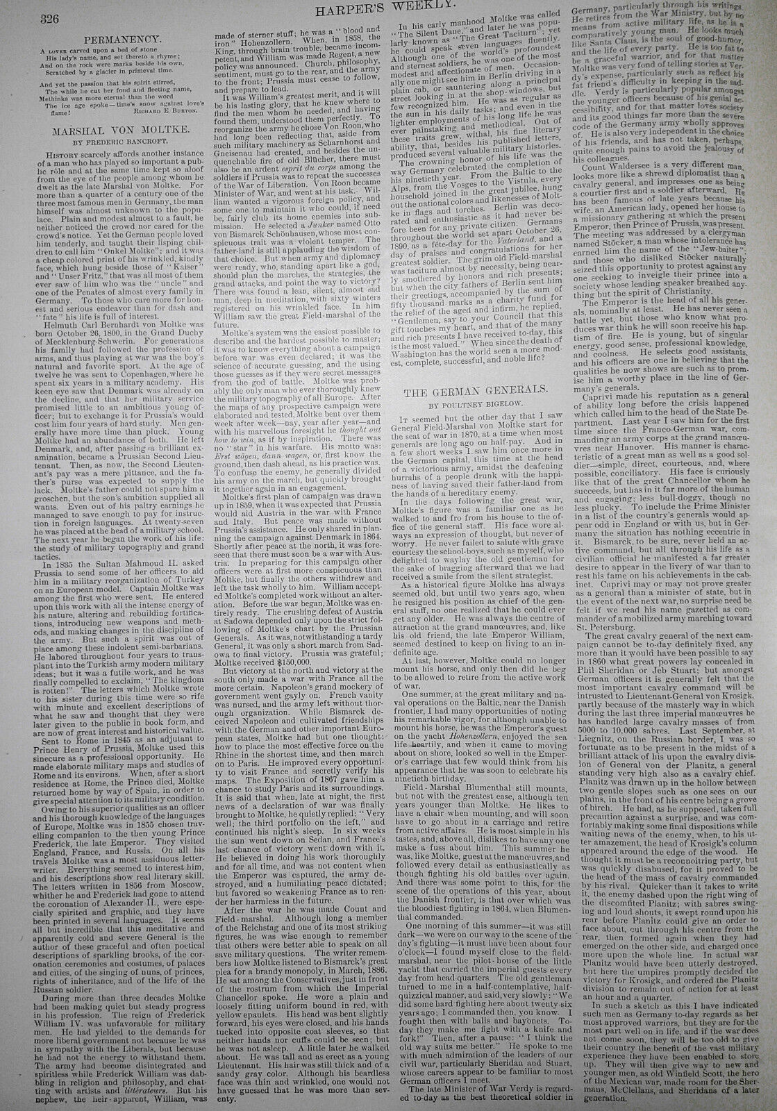 Harper's Weekly May 2, 1891. Australia; Manipuri; Henry James; Central Park, etc