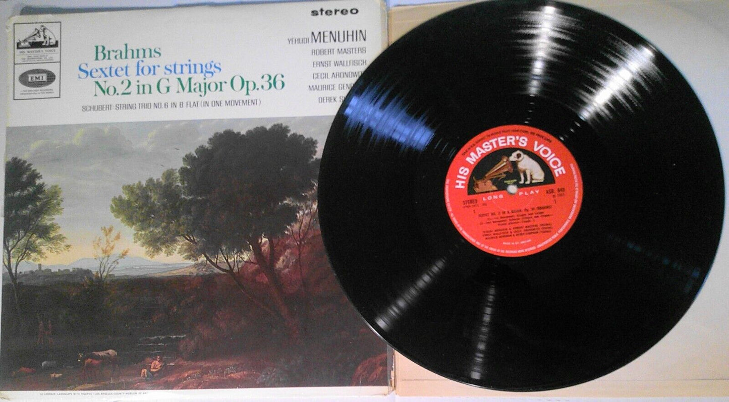 4 classical violin vinyl LPs lot : Arthur Grimiaux & Yehudi Menuhin