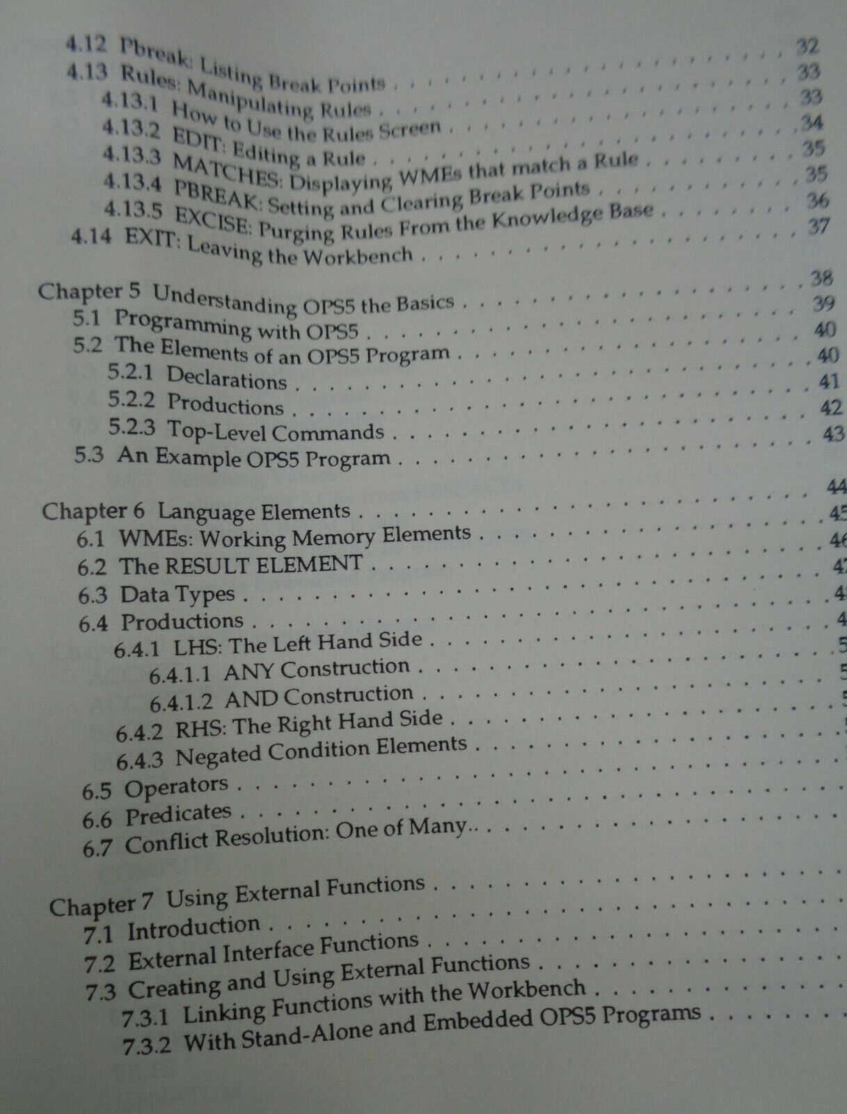 SIERRA OPS5 Rule-based Expert System Language, by Inference Engine Techno.. 1987