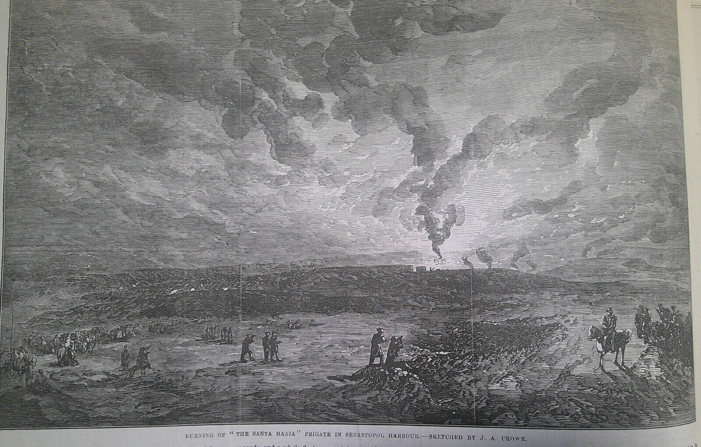 Illustrated London News Sept. 29, 1855 - Fall of Sebastopol; Glatton Battery etc