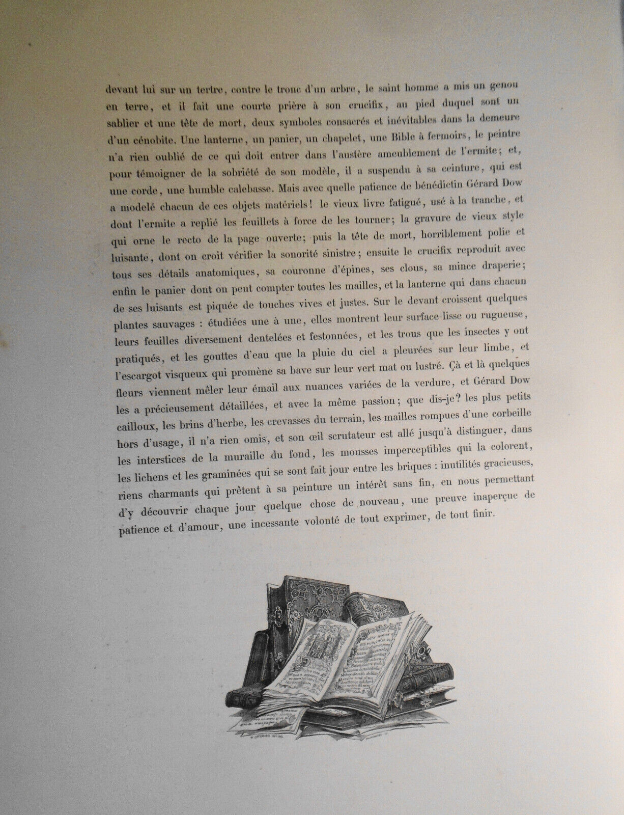 1859 L'ermite en priere - by Gerard Dow