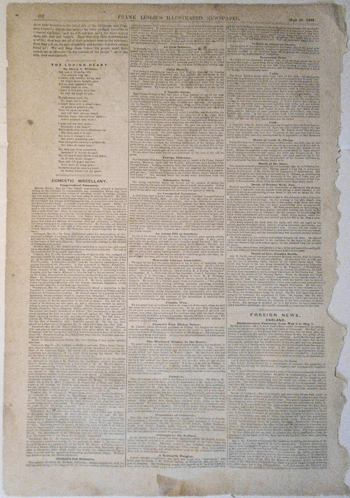 Our Exposure Of The Swill Milk Trade - May 29, 1858 - Frank Leslie's Newspaper
