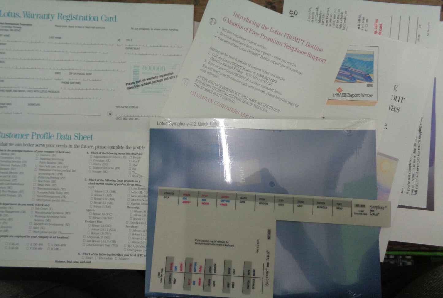 Lotus Symphony, Release 2.2, 1990. Dual media 5.25 & 3.5 inch. Complete, unused