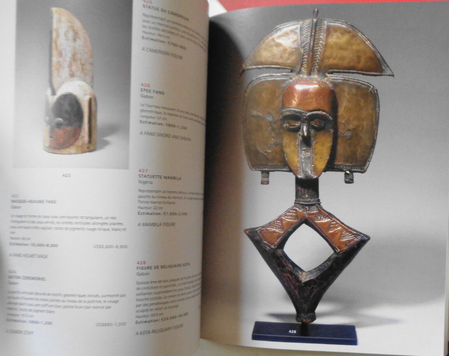 3 rare Christie's African Art auction catalogs - Arts Africaine ... 2003, etc