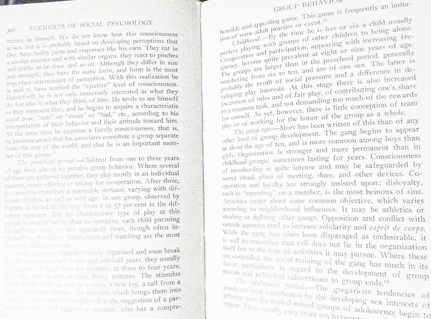 Elements of Social Psychology, by Herbert Gurnee. 1936 Hardcover First edition.