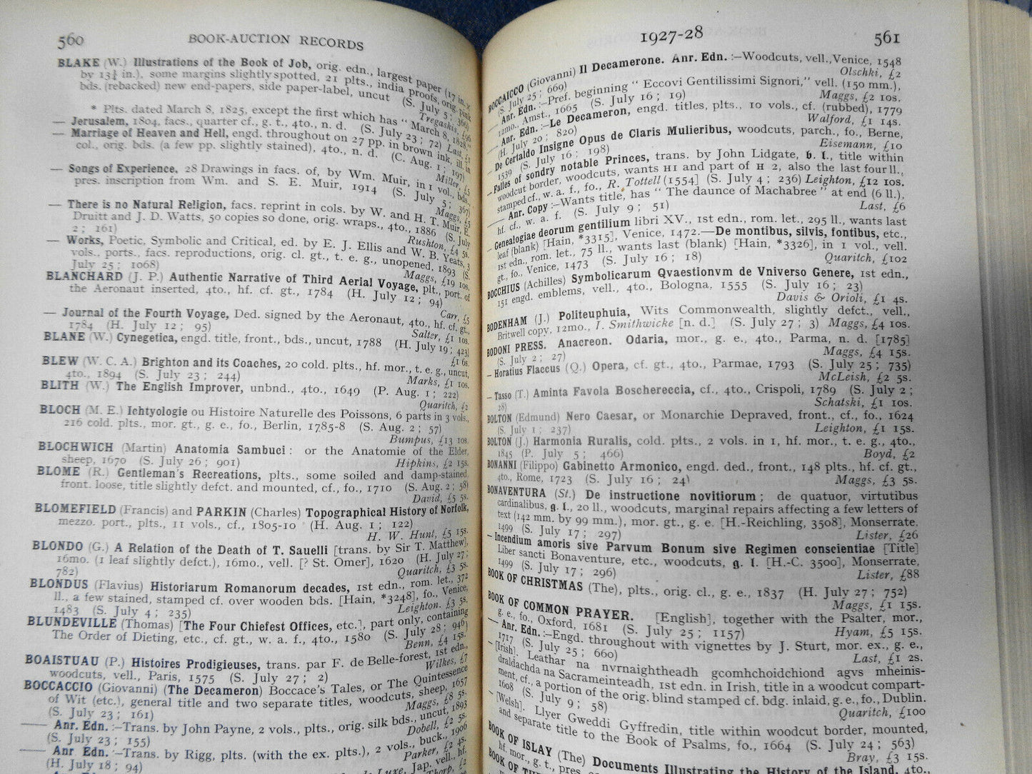 Book auction records, vol. 25, 1927-28. By Henry Stevens, Son & Stiles