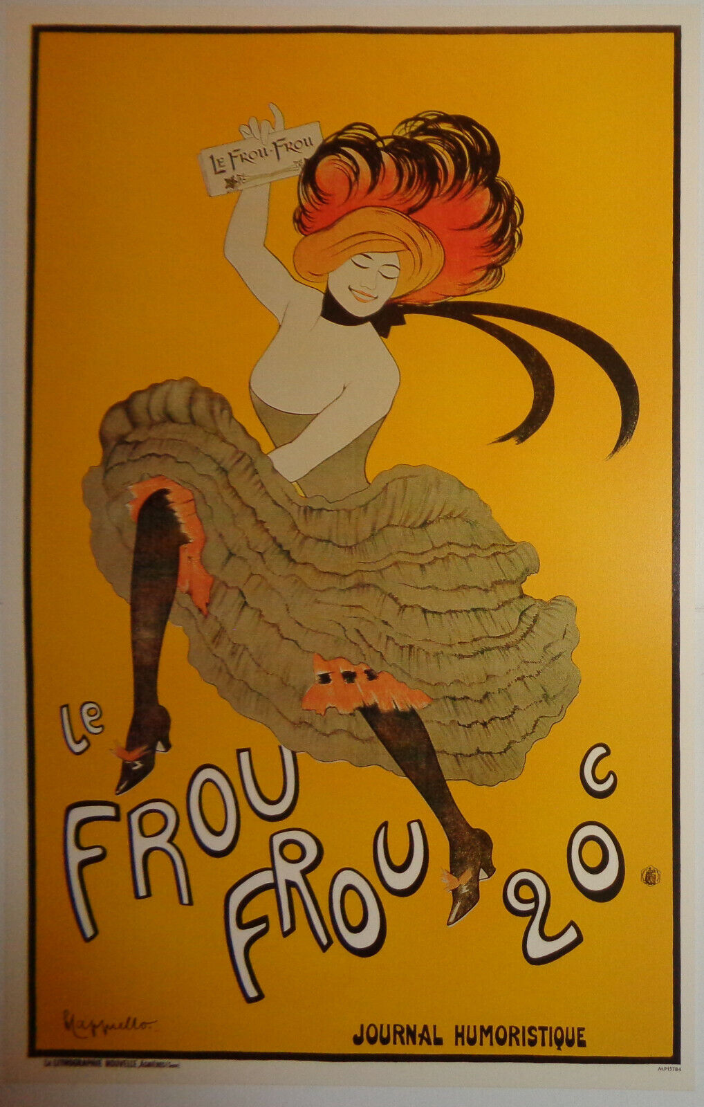Le Frou Frou Poster by Leonetto Cappiello