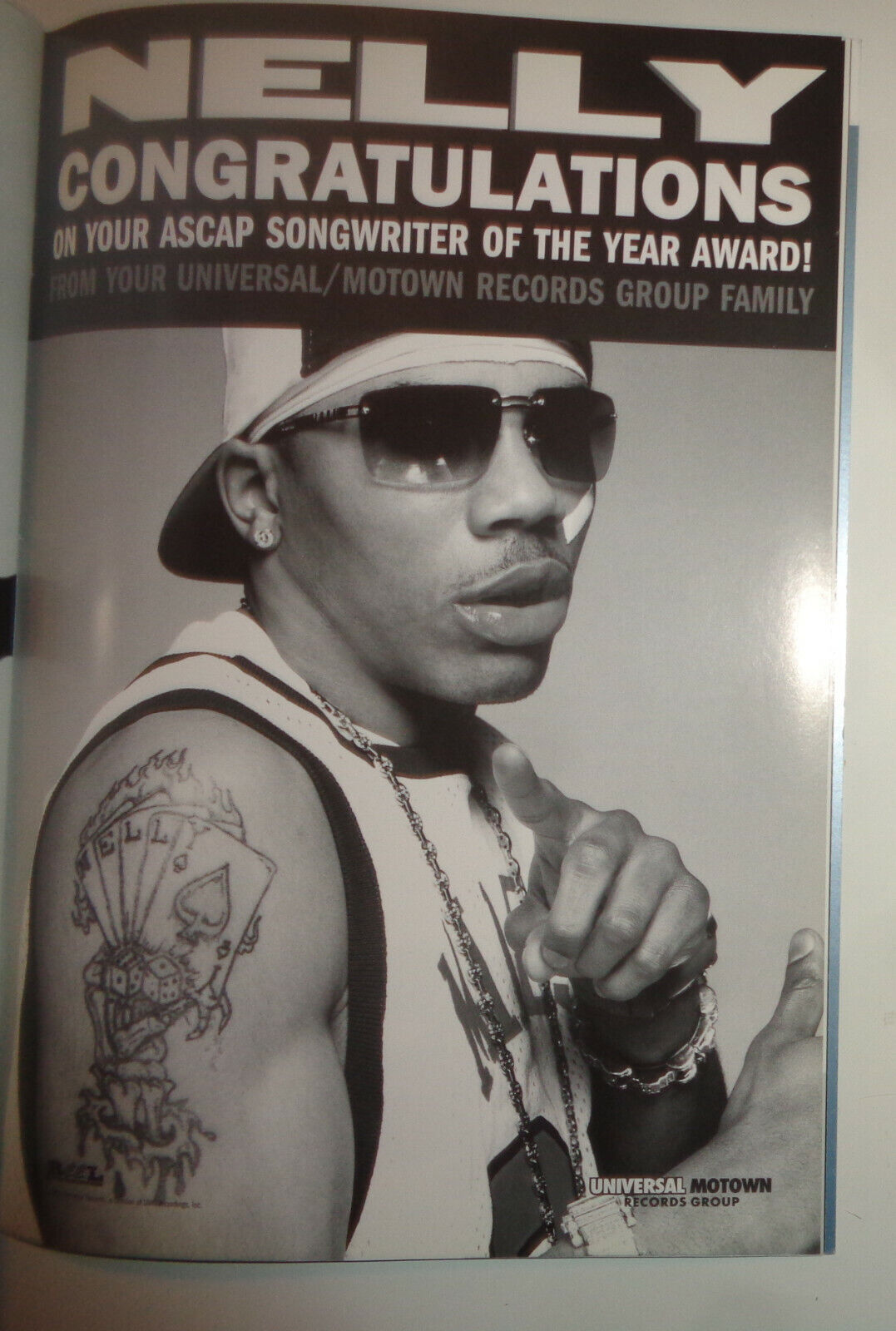 ASCAP Pop Music Awards 2003 Souvenir Program - Nelly, Seven, Elvis Costello .