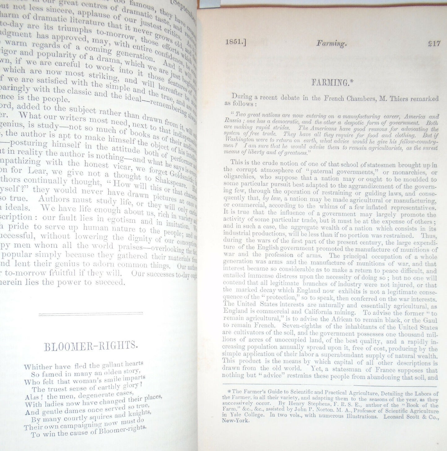 The United States Magazine and Democratic Review, September 1851