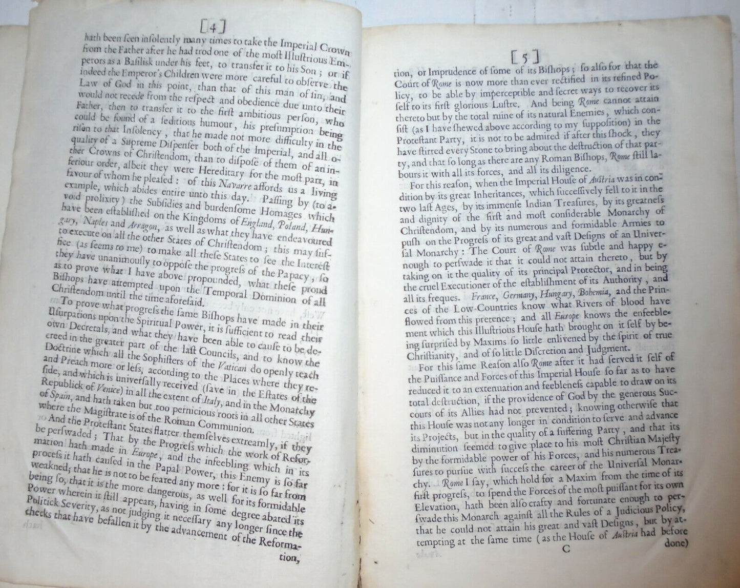 1679 Discourses on the Present State of the Protestant Princes of Europe