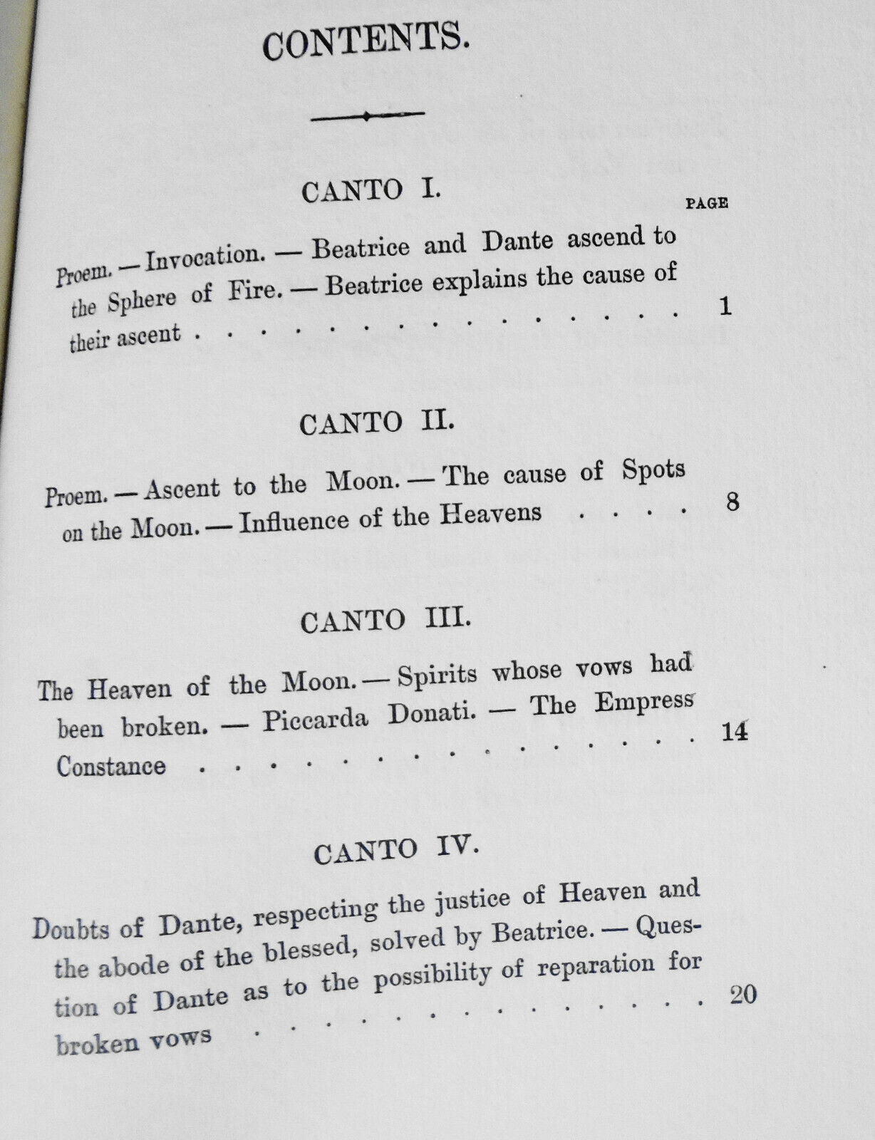 PARADISE Divine Comedy Of Dante Alighieri Vol 3, 1892 Limited edition #42 of 250
