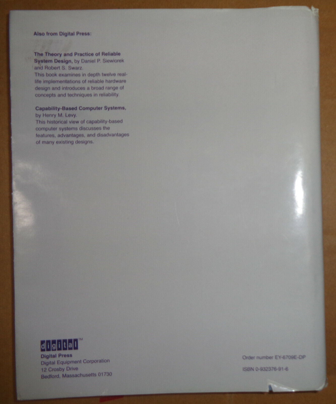 Parallel processing : the Cm* experience by Edward F Gehringer - HC/DJ 1987 Fine