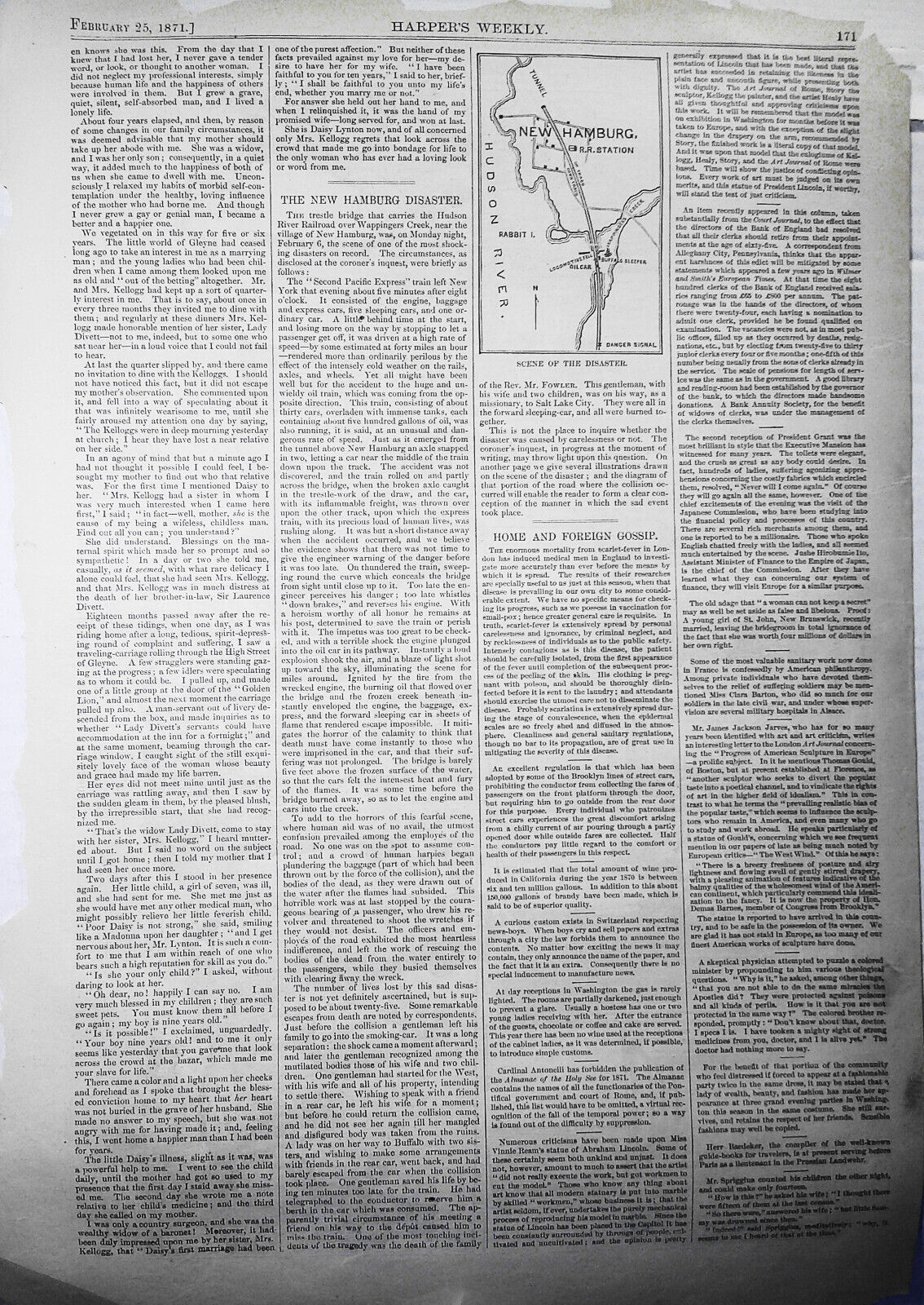 Church and State - No union upon any terms, by Thomas Nast Harper's Weekly 1871