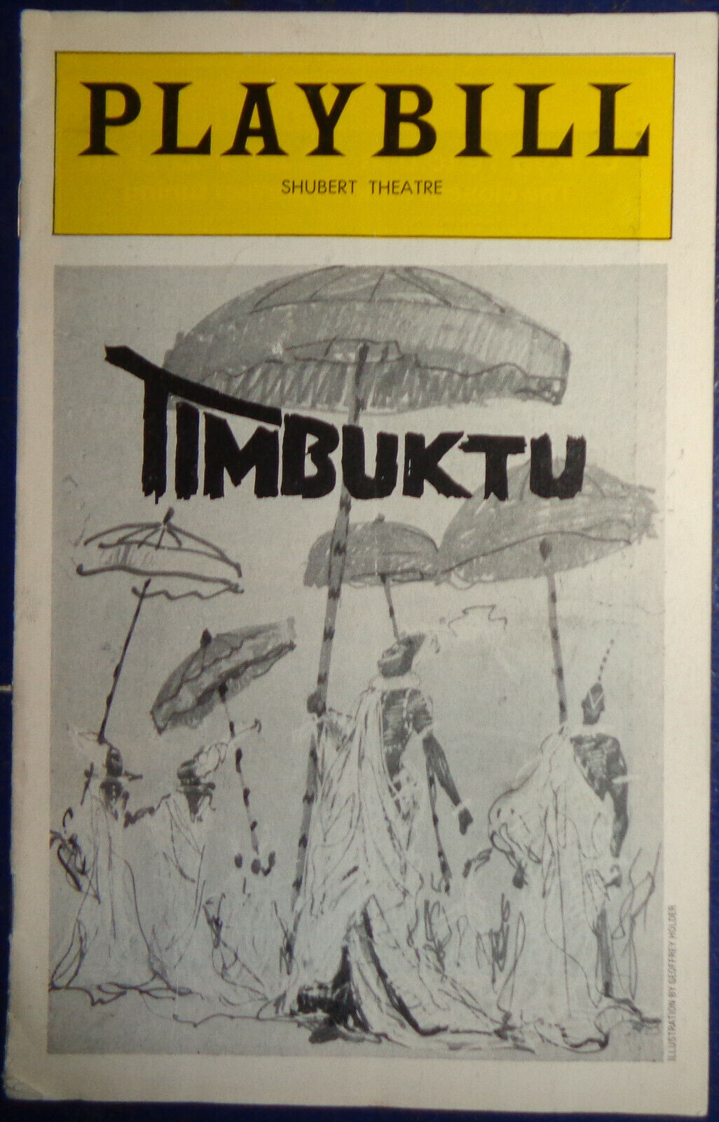 Eartha Kitt, Melba Moore, William Marshall - TIMBUKTU - PLAYBILL 1977