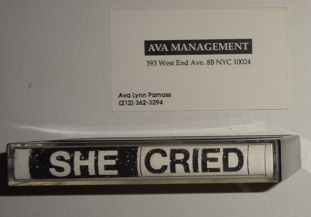 SHE CRIED - Rare Rock Demo Cassette, Evan Getz, Rich McGrann, Roger Oliver,