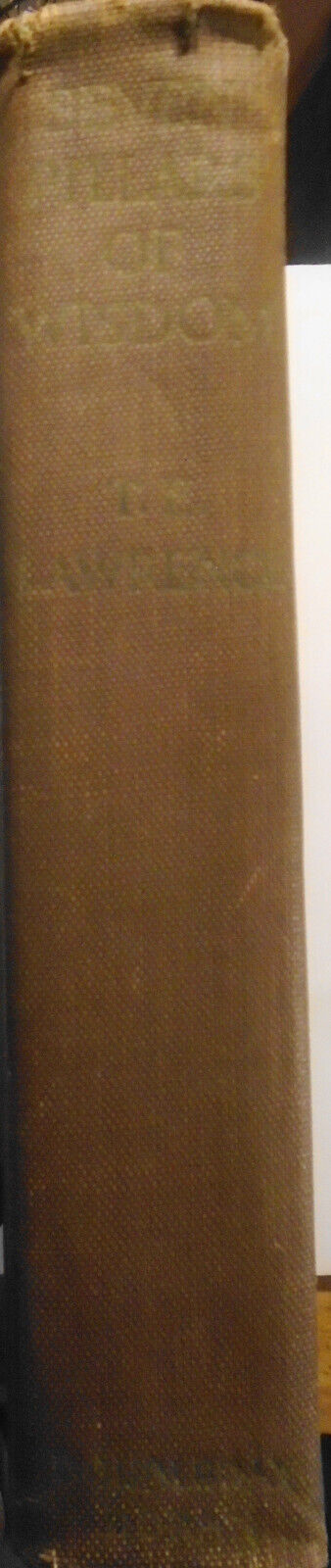 Seven pillars of wisdom : a triumph, by T. E. Lawrence. 1935 1st edition