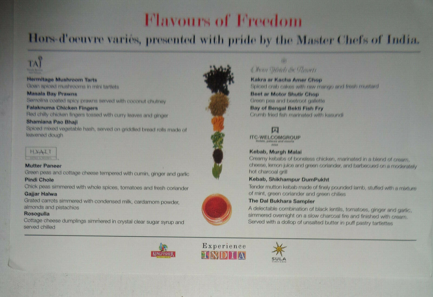 INCREDIBLE INDIA @ 60 - PLAYBILL - SEPTEMBER 23 & 24, 2007 LINCOLN CENTER, NY