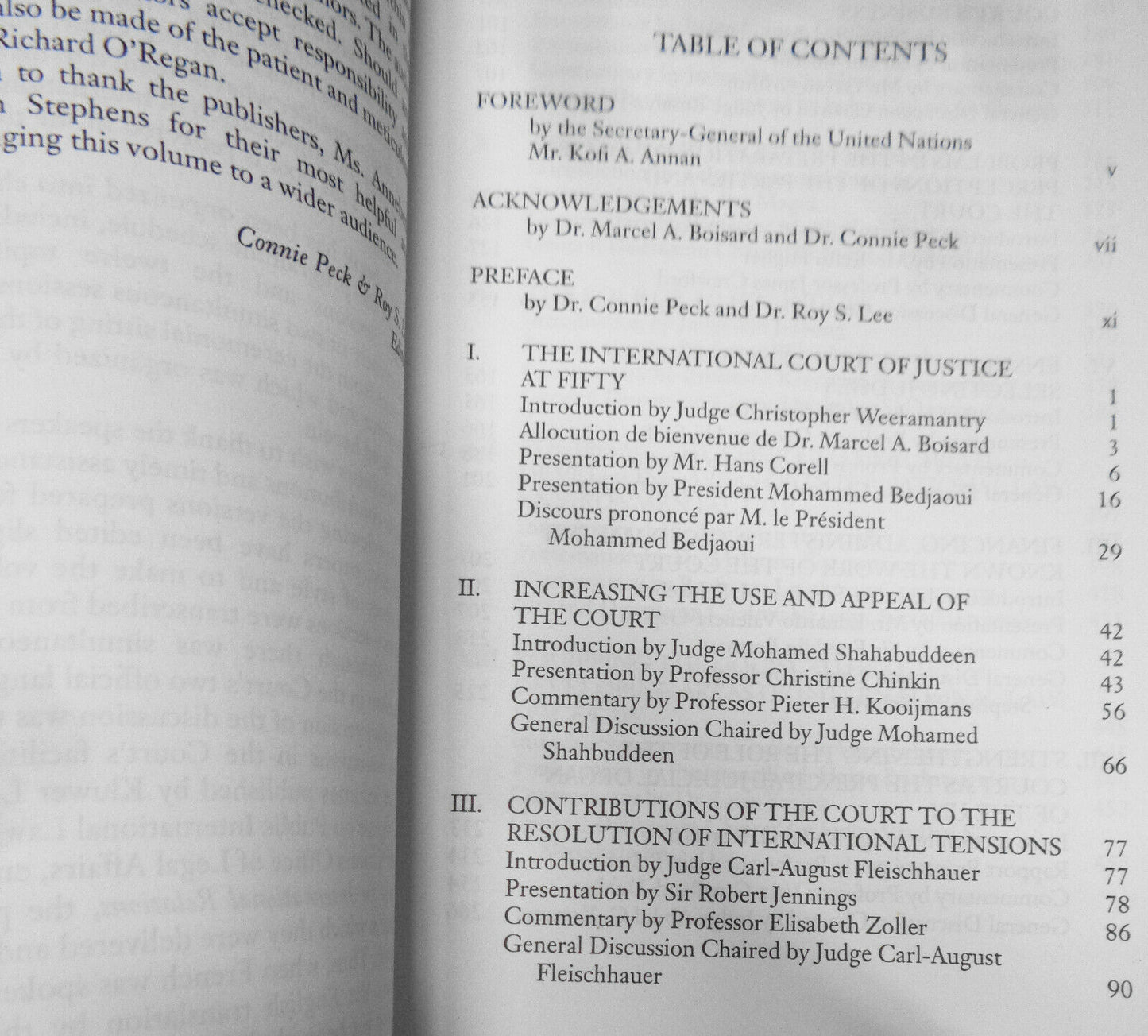 Increasing the effectiveness of the International Court of Justice - Connie Peck
