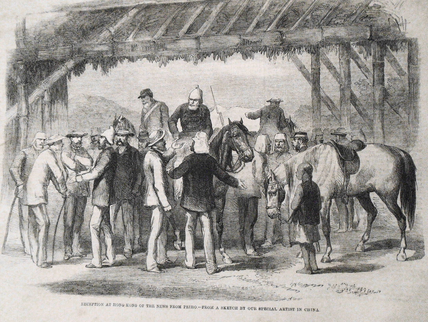 Illustrated London News, 9/24/1859 - Attack on Chinese fortifications at Peiho